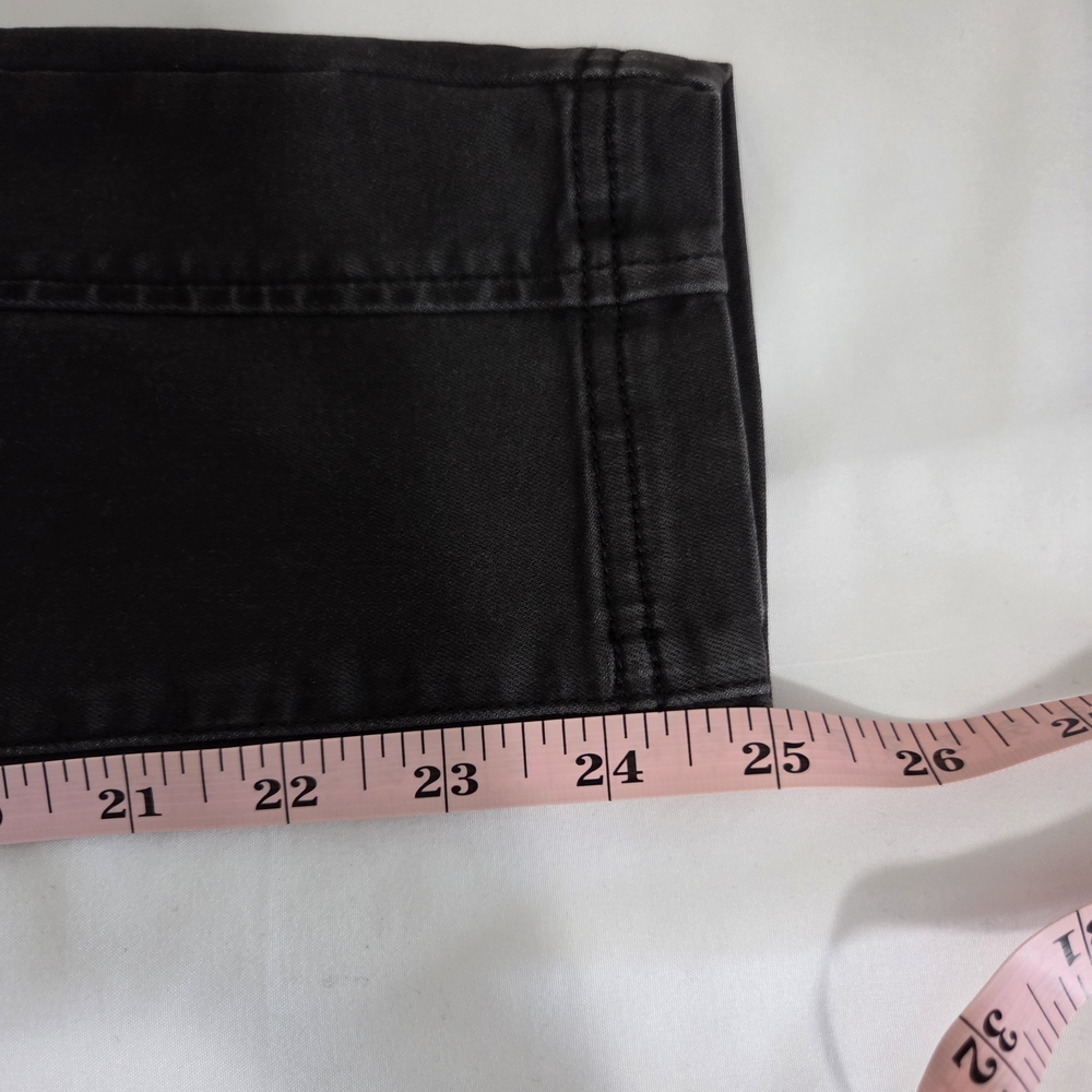 Pistola Alice Ink Black Gray Utility Skinny Moto Panel Stretch Denim Size 26 NWT - Picture 13 of 16